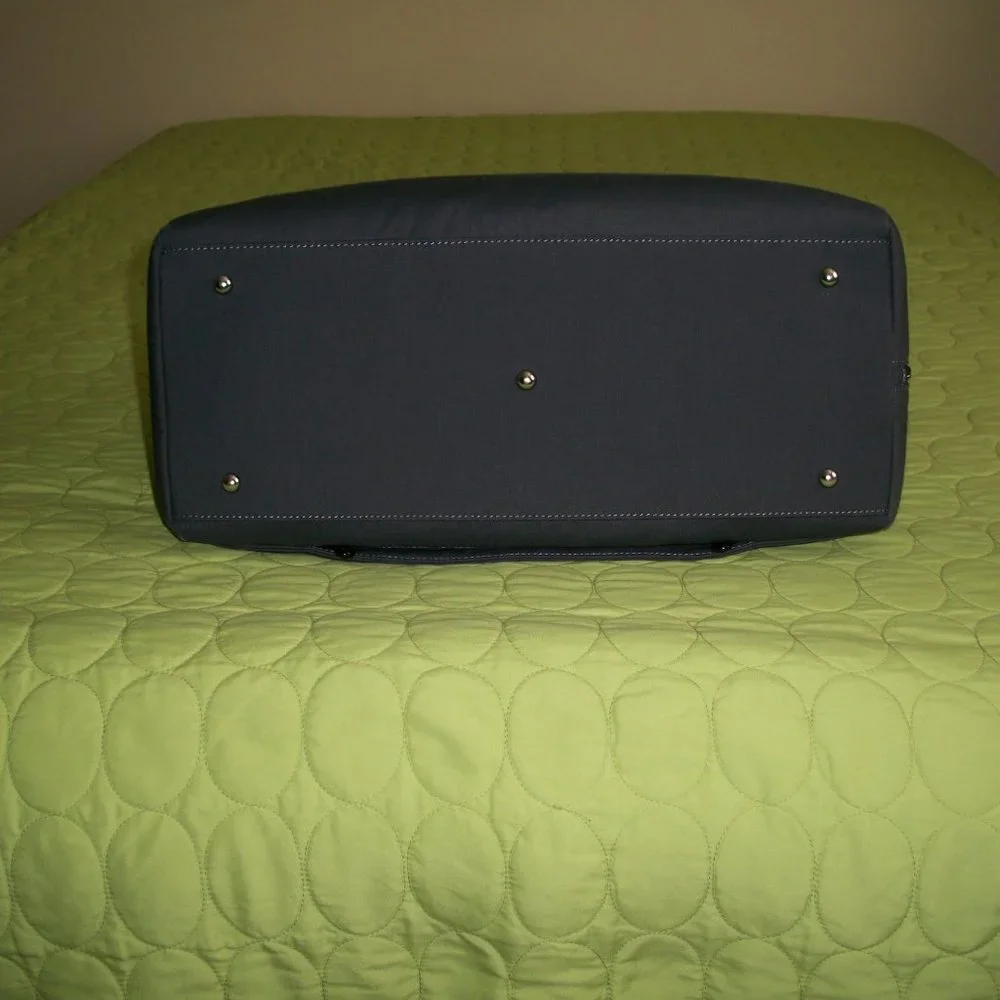 Lo & Sons Grey Nylon Laptop/Weekender